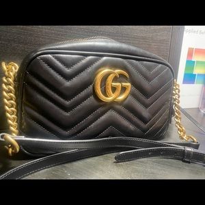 GG Marmont small matelassé shoulder bag